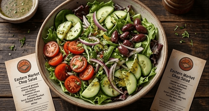 Eastern Market chopped salad with house vinaigrette