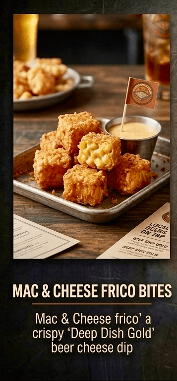 Mac and cheese frico bites with crispy cheese crust