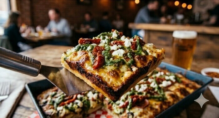 Gratiot Ave Garden pizza