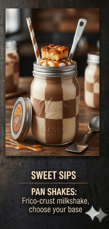 Steel Pan signature thick milkshake