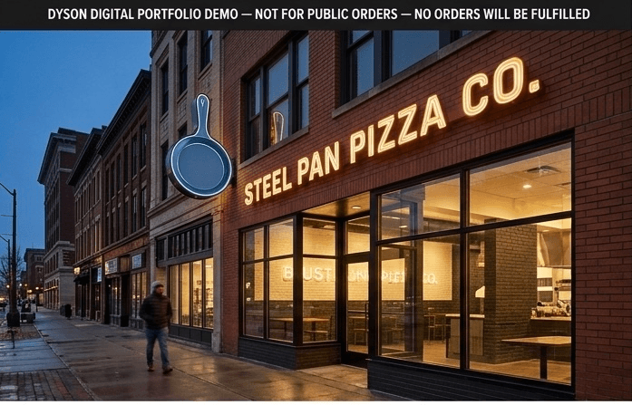 Steel Pan Pizza Co. Gratiot Ave. storefront